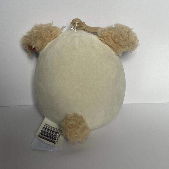 NWT SQUISHMALLOWS HARRISON THE DOG KEY CLIP 3.5” - Picture 2 of 3